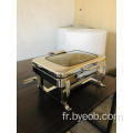 Chafing dish oblong avec buffet de pattes Park Avenue